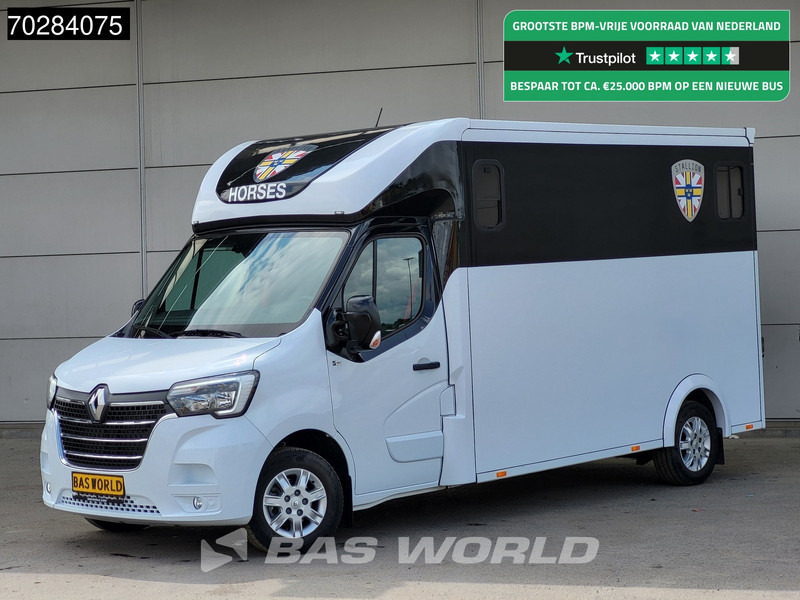 Renault Master 165PK Paardenwagen Hengstenuitvoering Navi LED Trekhaak Airco Cruise Camera Euro6 Horsetruck 15m3 Airco Trekhaak Cruise control - Dostavno vozilo: slika 1 Renault Master 165PK Paardenwagen Hengstenuitvoering Navi LED Trekhaak Airco Cruise Camera Euro6 Horsetruck 15m3 Airco Trekhaak Cruise control - Dostavno vozilo: slika 1