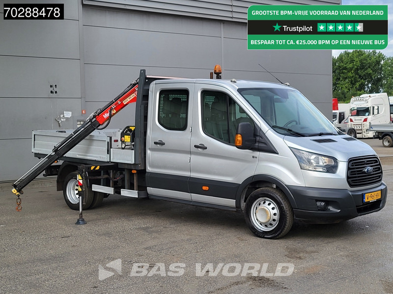 Ford Transit 105pk Kraanwagen Fassi M10A.12 Dubbel Cabine Dubbellucht Trekhaak Euro6 Crane Kran Kranwagen Trekhaak - Dostavno vozilo sa otvorenom sandukom: slika 1 Ford Transit 105pk Kraanwagen Fassi M10A.12 Dubbel Cabine Dubbellucht Trekhaak Euro6 Crane Kran Kranwagen Trekhaak - Dostavno vozilo sa otvorenom sandukom: slika 1