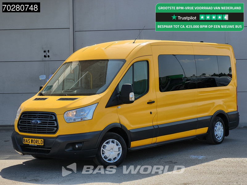 Ford Transit 130pk Personenvervoer Luchtvering Taxi L3H2 Ramp Airco Cruise Parkeersensoren Euro6 Kombi Tourer 9-zitter 9-Sitze 11m3 Airco Cru - Minibus, Putnički kombi: slika 1 Ford Transit 130pk Personenvervoer Luchtvering Taxi L3H2 Ramp Airco Cruise Parkeersensoren Euro6 Kombi Tourer 9-zitter 9-Sitze 11m3 Airco Cru - Minibus, Putnički kombi: slika 1