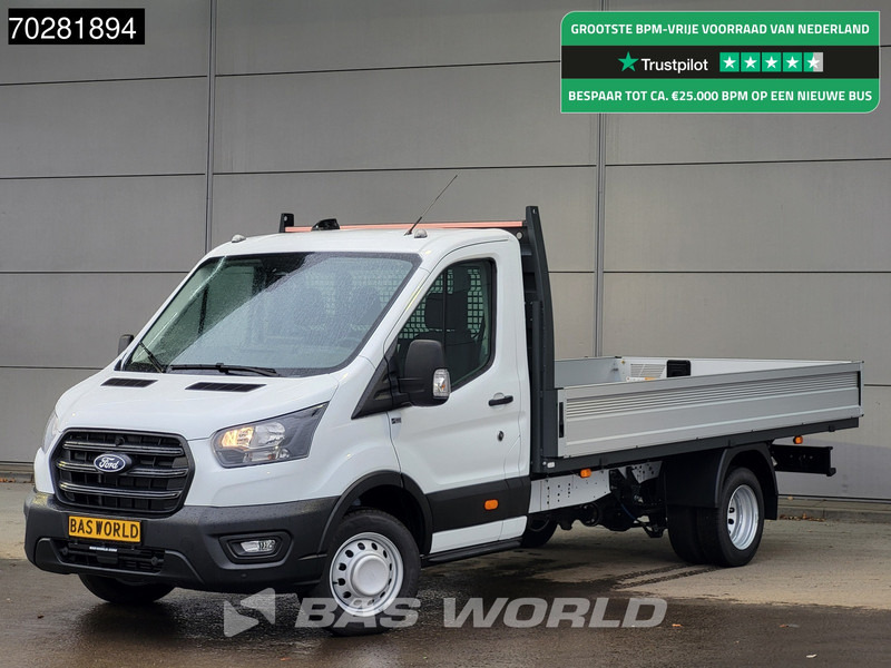 Ford Transit 165pk Open Laadbak 3,5t Trekhaak Dubbellucht Airco Cruise Camera Parkeersensoren Euro6 Pritsche Pickup Airco Trekhaak Cruise con - Dostavno vozilo sa otvorenom sandukom: slika 1 Ford Transit 165pk Open Laadbak 3,5t Trekhaak Dubbellucht Airco Cruise Camera Parkeersensoren Euro6 Pritsche Pickup Airco Trekhaak Cruise con - Dostavno vozilo sa otvorenom sandukom: slika 1