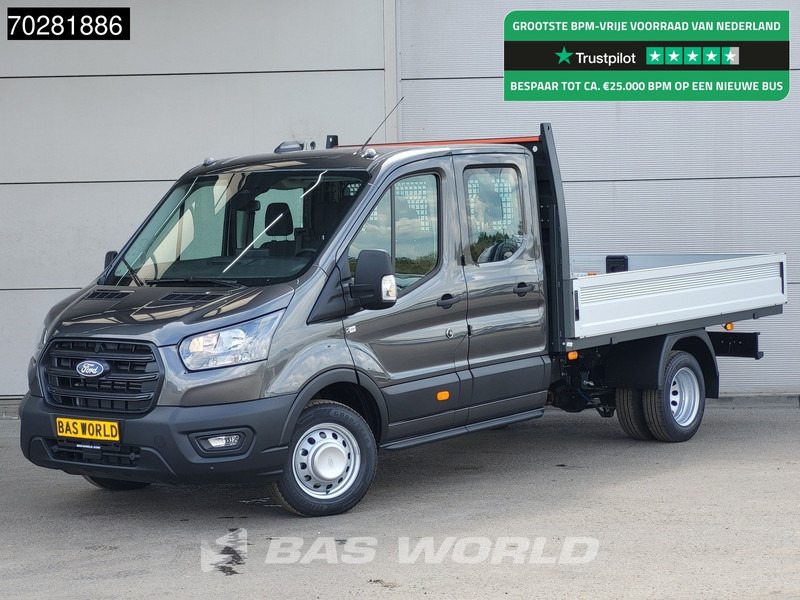 Ford Transit 170pk Automaat Dubbel Cabine 3500kg Trekhaak Open Laadbak Pritsche SYNC4 scherm Camera Airco Trekhaak Cruise control - Dostavno vozilo sa otvorenom sandukom: slika 1 Ford Transit 170pk Automaat Dubbel Cabine 3500kg Trekhaak Open Laadbak Pritsche SYNC4 scherm Camera Airco Trekhaak Cruise control - Dostavno vozilo sa otvorenom sandukom: slika 1