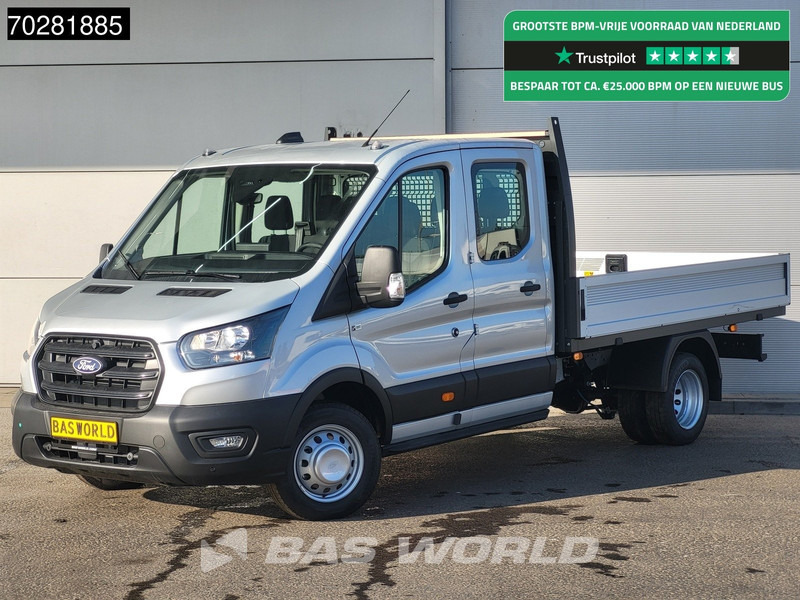 Ford Transit 170pk Automaat Dubbel Cabine 3500kg Trekhaak Open Laadbak Pritsche SYNC4 scherm CarPlay Camera Pickup Airco Trekhaak Cruise cont - Dostavno vozilo sa otvorenom sandukom: slika 1 Ford Transit 170pk Automaat Dubbel Cabine 3500kg Trekhaak Open Laadbak Pritsche SYNC4 scherm CarPlay Camera Pickup Airco Trekhaak Cruise cont - Dostavno vozilo sa otvorenom sandukom: slika 1