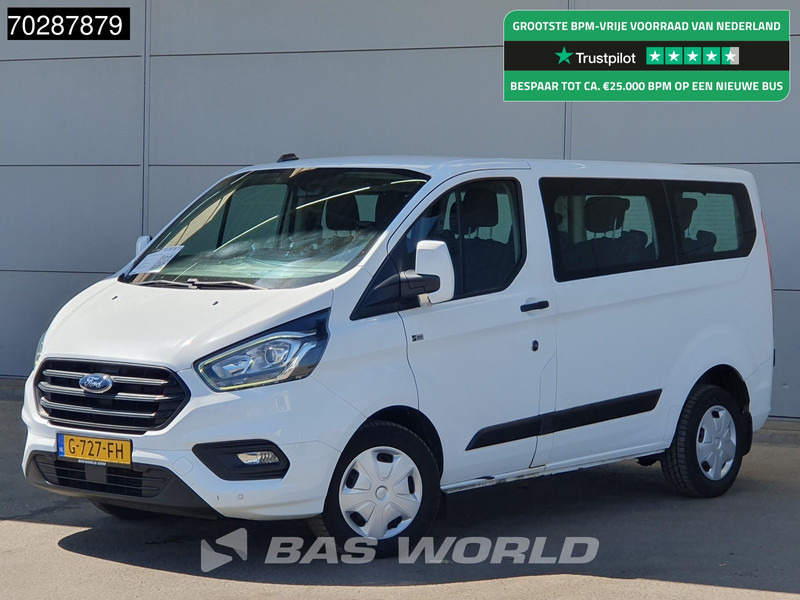 Ford Transit Custom 105pk Personenvervoer Incl.BPM/Ex. BTW 9-Persoons Airco Cruise LED Parkeersensoren Taxi Passenger Transport Kombi Tourer Euro6 L - Minibus, Putnički kombi: slika 1 Ford Transit Custom 105pk Personenvervoer Incl.BPM/Ex. BTW 9-Persoons Airco Cruise LED Parkeersensoren Taxi Passenger Transport Kombi Tourer Euro6 L - Minibus, Putnički kombi: slika 1