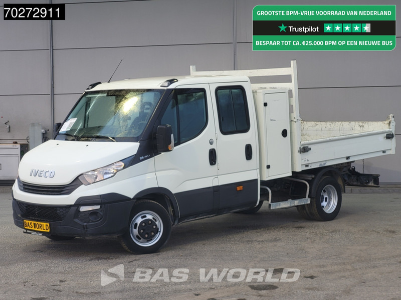 Iveco Daily 35C12 Kipper Dubbel Cabine met Kist Dubbellucht 3,5t Trekhaak Airco Cruise Euro6 Kieper Tipper Benne 1m3 Airco Dubbel cabine Tre - Dostavno vozilo istovarivač: slika 1 Iveco Daily 35C12 Kipper Dubbel Cabine met Kist Dubbellucht 3,5t Trekhaak Airco Cruise Euro6 Kieper Tipper Benne 1m3 Airco Dubbel cabine Tre - Dostavno vozilo istovarivač: slika 1