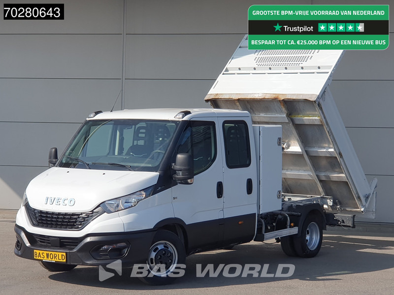 Iveco Daily 35C14 Kipper met Kist Dubbel Cabine Dubbellucht 3,5t Trekhaak Airco Cruise Euro6 Tipper Benne Kieper 2m3 Airco Trekhaak Cruise c - Dostavno vozilo istovarivač: slika 1 Iveco Daily 35C14 Kipper met Kist Dubbel Cabine Dubbellucht 3,5t Trekhaak Airco Cruise Euro6 Tipper Benne Kieper 2m3 Airco Trekhaak Cruise c - Dostavno vozilo istovarivač: slika 1
