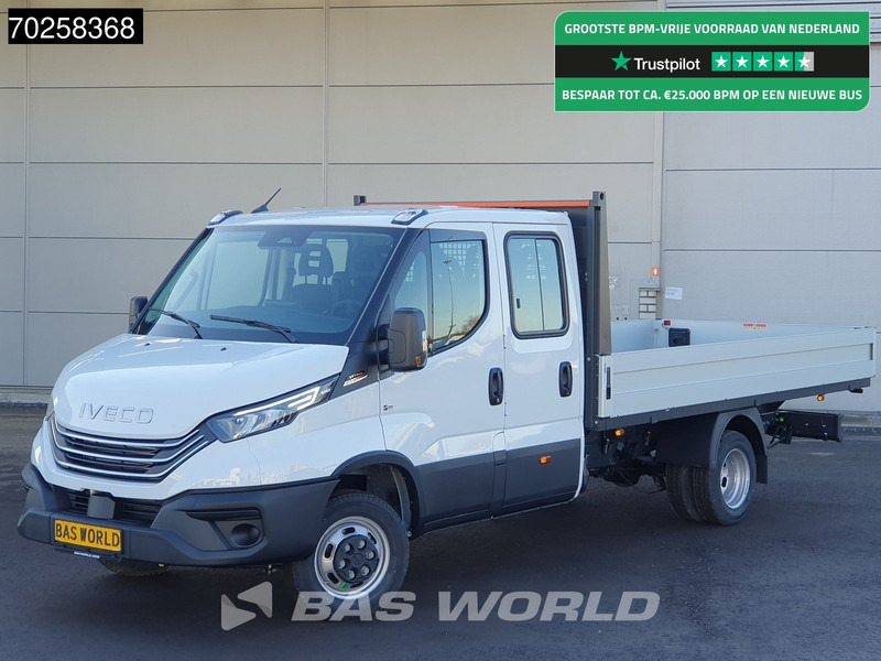 Iveco Daily 35C21 3.0L Automaat 210PK 2025-Model Open laadbak Dubbel Cabine Dubbellucht CarPlay ACC LED 3,5T Trekvermogen Euro6 Pritsche Pic - Dostavno vozilo sa otvorenom sandukom: slika 1 Iveco Daily 35C21 3.0L Automaat 210PK 2025-Model Open laadbak Dubbel Cabine Dubbellucht CarPlay ACC LED 3,5T Trekvermogen Euro6 Pritsche Pic - Dostavno vozilo sa otvorenom sandukom: slika 1