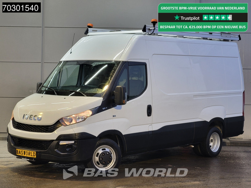 Iveco Daily 35C21 3.0L Dubbellucht 3,5t Trekhaak 210PK L2H2 Airco Cruise Camera Imperiaal Werkplaatsinrichting Euro6 L2 Airco Trekhaak Cruis - Furgon: slika 1 Iveco Daily 35C21 3.0L Dubbellucht 3,5t Trekhaak 210PK L2H2 Airco Cruise Camera Imperiaal Werkplaatsinrichting Euro6 L2 Airco Trekhaak Cruis - Furgon: slika 1