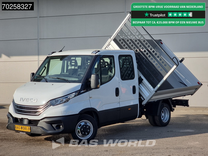 Iveco Daily 35C21 3-Zijdige Kipper Dubbel Cabine 210PK 3.0L Dubbellucht 3,5t Trekhaak ACC Airco LED Camera CarPlay Euro6 Tipper Benne Kieper - Dostavno vozilo istovarivač: slika 1 Iveco Daily 35C21 3-Zijdige Kipper Dubbel Cabine 210PK 3.0L Dubbellucht 3,5t Trekhaak ACC Airco LED Camera CarPlay Euro6 Tipper Benne Kieper - Dostavno vozilo istovarivač: slika 1