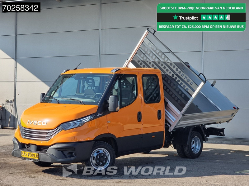 Iveco Daily 35C21 3-Zijdige Kipper Dubbel Cabine 210PK 3.0L Dubbellucht 3,5t Trekhaak ACC Airco LED Camera CarPlay Euro6 Tipper Benne Kieper - Dostavno vozilo istovarivač: slika 1 Iveco Daily 35C21 3-Zijdige Kipper Dubbel Cabine 210PK 3.0L Dubbellucht 3,5t Trekhaak ACC Airco LED Camera CarPlay Euro6 Tipper Benne Kieper - Dostavno vozilo istovarivač: slika 1