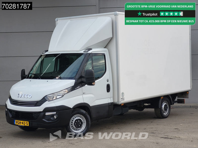 Iveco Daily 35S18 3.0L Laadklep Bakwagen Airco Lat om Lat Euro6 Meubelbak Koffer 20m3 Airco - Dostavno vozilo sa zatvorenim sandukom: slika 1 Iveco Daily 35S18 3.0L Laadklep Bakwagen Airco Lat om Lat Euro6 Meubelbak Koffer 20m3 Airco - Dostavno vozilo sa zatvorenim sandukom: slika 1