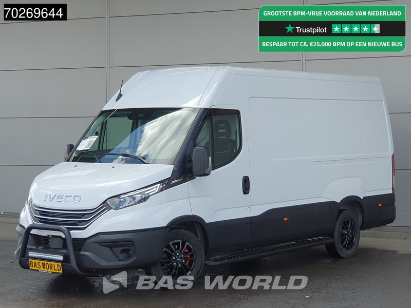Iveco Daily 35S21 3.0L Automaat Black Edition 2025 model L2H2 Trekhaak Tacho ACC LED CarPlay Velgen Camera 12m3 Airco Trekhaak - Furgon: slika 1 Iveco Daily 35S21 3.0L Automaat Black Edition 2025 model L2H2 Trekhaak Tacho ACC LED CarPlay Velgen Camera 12m3 Airco Trekhaak - Furgon: slika 1