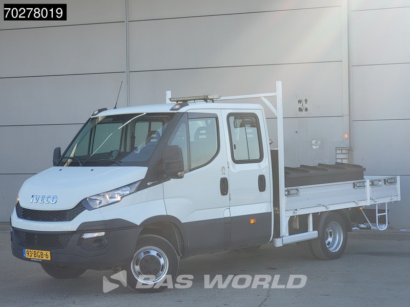Iveco Daily 50C17 3.0L Automaat DC Open laadbak Kraan Hiab 017T-2 Airco APK 10-2025 Pickup Crane Kraanwagen Pritsche Airco Dubbel cabine - Dostavno vozilo sa otvorenom sandukom: slika 5 Iveco Daily 50C17 3.0L Automaat DC Open laadbak Kraan Hiab 017T-2 Airco APK 10-2025 Pickup Crane Kraanwagen Pritsche Airco Dubbel cabine - Dostavno vozilo sa otvorenom sandukom: slika 5