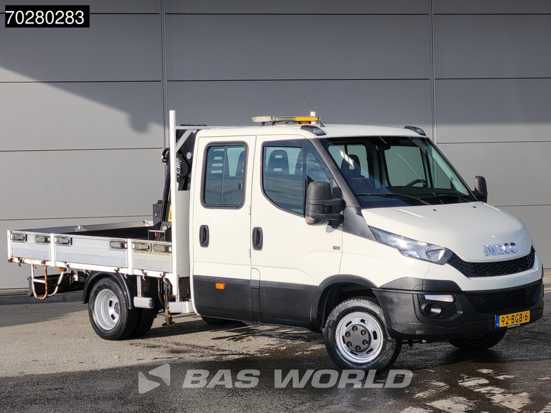 Iveco Daily 50C17 3,0L Automaat HIAB 017T-2 DC Open laadbak Dubbellucht Airco Euro6 Pickup Crane Kraanwagen Pritsche Airco Dubbel cabine - Dostavno vozilo sa otvorenom sandukom: slika 3 Iveco Daily 50C17 3,0L Automaat HIAB 017T-2 DC Open laadbak Dubbellucht Airco Euro6 Pickup Crane Kraanwagen Pritsche Airco Dubbel cabine - Dostavno vozilo sa otvorenom sandukom: slika 3