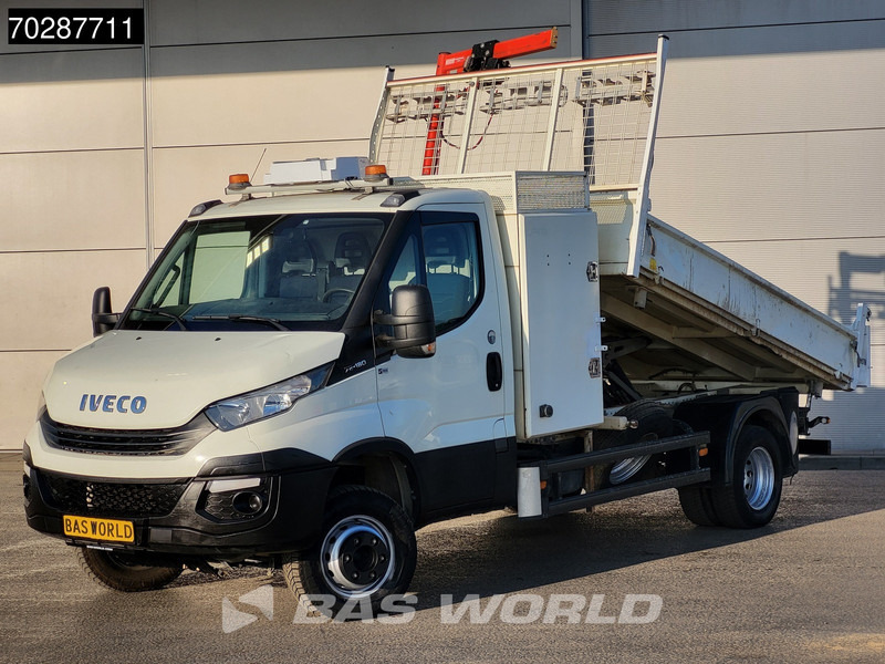 Iveco Daily 70C18 3.0L Driezijdige Kipper 500KG Kraan Kraanwagen Open Laadbak 3,5t Trekhaak Airco Cruise Euro6 Kraan Crane Kranwagen Kipper - Dostavno vozilo istovarivač: slika 2 Iveco Daily 70C18 3.0L Driezijdige Kipper 500KG Kraan Kraanwagen Open Laadbak 3,5t Trekhaak Airco Cruise Euro6 Kraan Crane Kranwagen Kipper - Dostavno vozilo istovarivač: slika 2