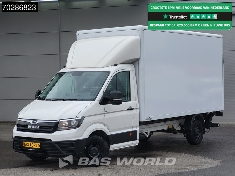 MAN TGE 3.140 Laadklep Automaat Airco Cruise Camera Euro6 Meubelbak Koffer 20m3 Airco Cruise control - Dostavno vozilo sa zatvorenim sandukom: slika 1 MAN TGE 3.140 Laadklep Automaat Airco Cruise Camera Euro6 Meubelbak Koffer 20m3 Airco Cruise control - Dostavno vozilo sa zatvorenim sandukom: slika 1