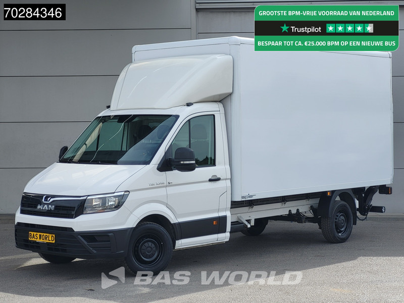 MAN TGE 3.140 Laadklep Bakwagen Airco Cruise Camera Euro6 Meubelbak Koffer 20m3 Airco Cruise control - Dostavno vozilo sa zatvorenim sandukom: slika 1 MAN TGE 3.140 Laadklep Bakwagen Airco Cruise Camera Euro6 Meubelbak Koffer 20m3 Airco Cruise control - Dostavno vozilo sa zatvorenim sandukom: slika 1
