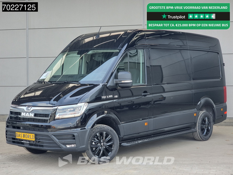MAN TGE 3.180 180PK Automaat Black Edition L3H3 LED LM velgen Groot scherm CarPlay Camera 11m3 Airco Cruise control - Furgon: slika 1 MAN TGE 3.180 180PK Automaat Black Edition L3H3 LED LM velgen Groot scherm CarPlay Camera 11m3 Airco Cruise control - Furgon: slika 1