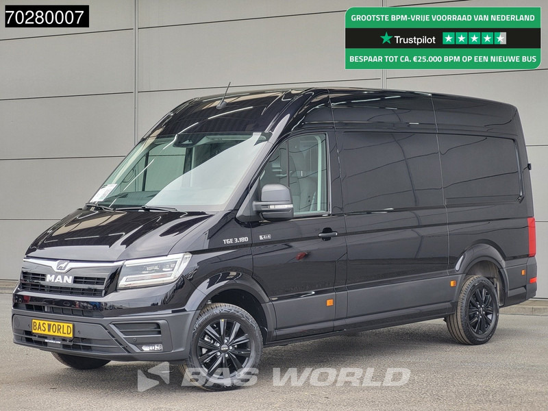 MAN TGE 3.180 4x4 Automaat 2025 Facelift L3H3 LED ACC Navi Airco Cruise Camera Parkeersensoren L2H2 Allrad 4WD 12m3 Airco - Furgon: slika 1 MAN TGE 3.180 4x4 Automaat 2025 Facelift L3H3 LED ACC Navi Airco Cruise Camera Parkeersensoren L2H2 Allrad 4WD 12m3 Airco - Furgon: slika 1