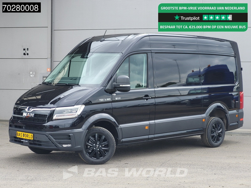 MAN TGE 3.180 4x4 Automaat 2025 Facelift L3H3 LED ACC Navi Airco Cruise Camera Parkeersensoren L2H2 Allrad 4WD 12m3 Airco - Furgon: slika 1 MAN TGE 3.180 4x4 Automaat 2025 Facelift L3H3 LED ACC Navi Airco Cruise Camera Parkeersensoren L2H2 Allrad 4WD 12m3 Airco - Furgon: slika 1