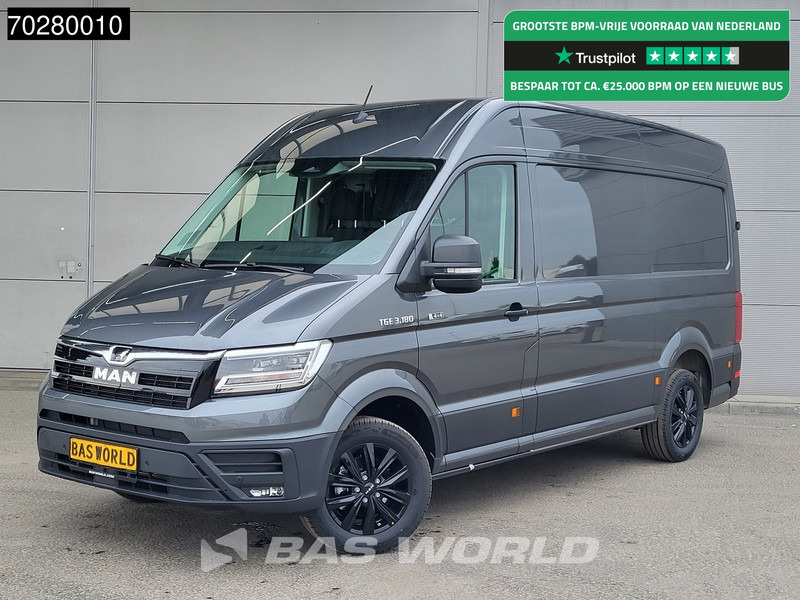 MAN TGE 3.180 4x4 Automaat L3H3 LED ACC Navi Airco Cruise Camera Parkeersensoren L2H2 Allrad 4WD 12m3 Airco - Furgon: slika 1 MAN TGE 3.180 4x4 Automaat L3H3 LED ACC Navi Airco Cruise Camera Parkeersensoren L2H2 Allrad 4WD 12m3 Airco - Furgon: slika 1