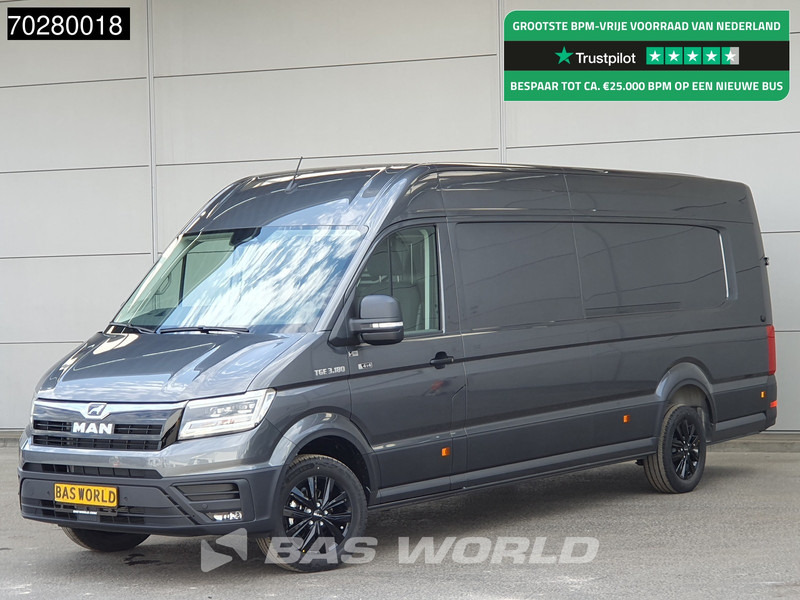MAN TGE 3.180 4x4 Automaat L5H3 LED ACC Navi Airco Camera Parkeersensoren Euro6 L5 Allrad 4WD 17m3 Airco - Furgon: slika 1 MAN TGE 3.180 4x4 Automaat L5H3 LED ACC Navi Airco Camera Parkeersensoren Euro6 L5 Allrad 4WD 17m3 Airco - Furgon: slika 1
