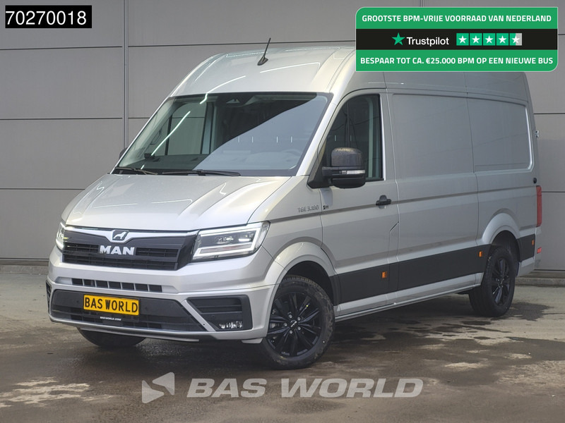 MAN TGE 3.180 Automaat 2025 model Facelift L3H3 ACC Trekhaak L2H2 | 12m3 Airco Trekhaak - Furgon: slika 1 MAN TGE 3.180 Automaat 2025 model Facelift L3H3 ACC Trekhaak L2H2 | 12m3 Airco Trekhaak - Furgon: slika 1
