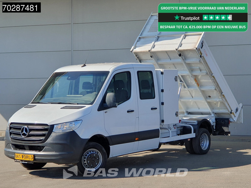 Mercedes-Benz Sprinter 514 CDI Kipper met Kist Dubbel Cabine Dubbellucht 3,5t Trekhaak Airco Cruise Euro6 Tipper Benne Kieper 2m3 Airco Trekhaak Cruise - Dostavno vozilo istovarivač: slika 1 Mercedes-Benz Sprinter 514 CDI Kipper met Kist Dubbel Cabine Dubbellucht 3,5t Trekhaak Airco Cruise Euro6 Tipper Benne Kieper 2m3 Airco Trekhaak Cruise - Dostavno vozilo istovarivač: slika 1