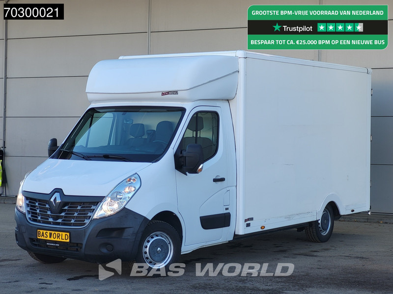 Renault Master 130pk Lowliner 422cm Bakwagen Achterdeuren Airco Cruise Euro6 Verkoopwagen Meubelbak Koffer Airco Cruise control - Dostavno vozilo sa zatvorenim sandukom: slika 1 Renault Master 130pk Lowliner 422cm Bakwagen Achterdeuren Airco Cruise Euro6 Verkoopwagen Meubelbak Koffer Airco Cruise control - Dostavno vozilo sa zatvorenim sandukom: slika 1