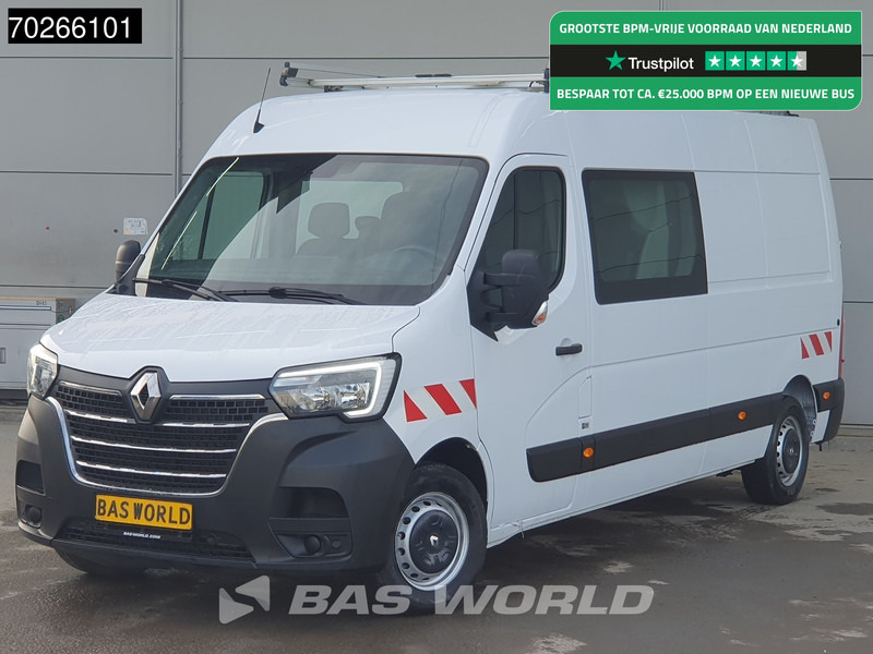Renault Master 180PK L3H2 Dubbel Cabine Imperiaal Camera Trekhaak DC Doka Mixto 9m3 Airco Dubbel cabine Trekhaak Cruise control - Furgon: slika 1 Renault Master 180PK L3H2 Dubbel Cabine Imperiaal Camera Trekhaak DC Doka Mixto 9m3 Airco Dubbel cabine Trekhaak Cruise control - Furgon: slika 1