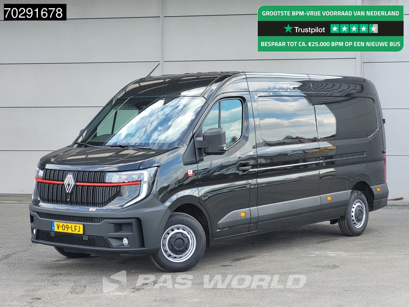 Renault Master E-Tech Elektrisch 87kWh 460WLTP L3H2 Trekhaak Airco Cruise Camera Parkeersensoren CarPlay L3 12m3 Airco Trekhaak Cruise control - Furgon, Električno dostavno vozilo: slika 1 Renault Master E-Tech Elektrisch 87kWh 460WLTP L3H2 Trekhaak Airco Cruise Camera Parkeersensoren CarPlay L3 12m3 Airco Trekhaak Cruise control - Furgon, Električno dostavno vozilo: slika 1