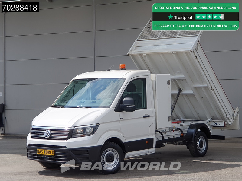 Volkswagen Crafter 140pk Kipper met Kist Trekhaak Airco Euro6 Kipper Tipper Benne Airco Trekhaak - Dostavno vozilo istovarivač: slika 1 Volkswagen Crafter 140pk Kipper met Kist Trekhaak Airco Euro6 Kipper Tipper Benne Airco Trekhaak - Dostavno vozilo istovarivač: slika 1
