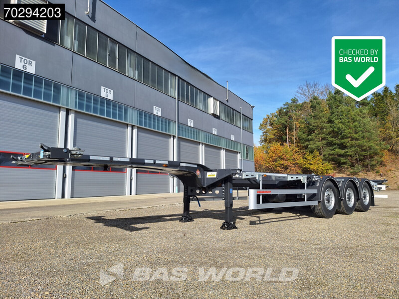 Kässbohrer K.SHG S / 40 - 12 / 27 EU 3 axles NEW! Container Chassis - Poluprikolica za prevoz kontejnera/ Poluprikolica sa promenjivim sandukom: slika 2 Kässbohrer K.SHG S / 40 - 12 / 27 EU 3 axles NEW! Container Chassis - Poluprikolica za prevoz kontejnera/ Poluprikolica sa promenjivim sandukom: slika 2