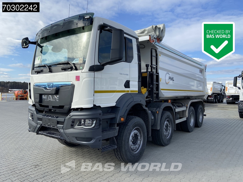 MAN TGS 41.400 8X4 20m3 KH Kipper Tarpaulin Automatic Big-Axle EURO 2 - Istovarivač: slika 1 MAN TGS 41.400 8X4 20m3 KH Kipper Tarpaulin Automatic Big-Axle EURO 2 - Istovarivač: slika 1