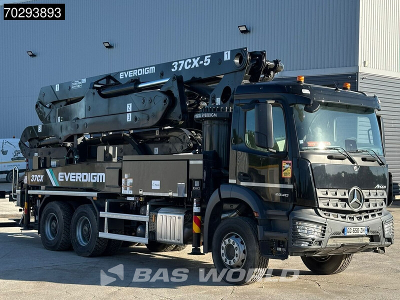 Mercedes-Benz Arocs 2840 Arocs 6X4 NEW! Everdigm 37CX-5 concrete pump Steel Suspension Automatic Euro 6 - Auto pumpa za beton: slika 3 Mercedes-Benz Arocs 2840 Arocs 6X4 NEW! Everdigm 37CX-5 concrete pump Steel Suspension Automatic Euro 6 - Auto pumpa za beton: slika 3