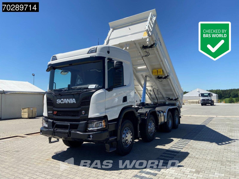 Scania P420 8X4 NEW! 13,5m3 3-way tipper Hardox450 Steel Steelsuspension Euro 6 - Istovarivač: slika 1 Scania P420 8X4 NEW! 13,5m3 3-way tipper Hardox450 Steel Steelsuspension Euro 6 - Istovarivač: slika 1