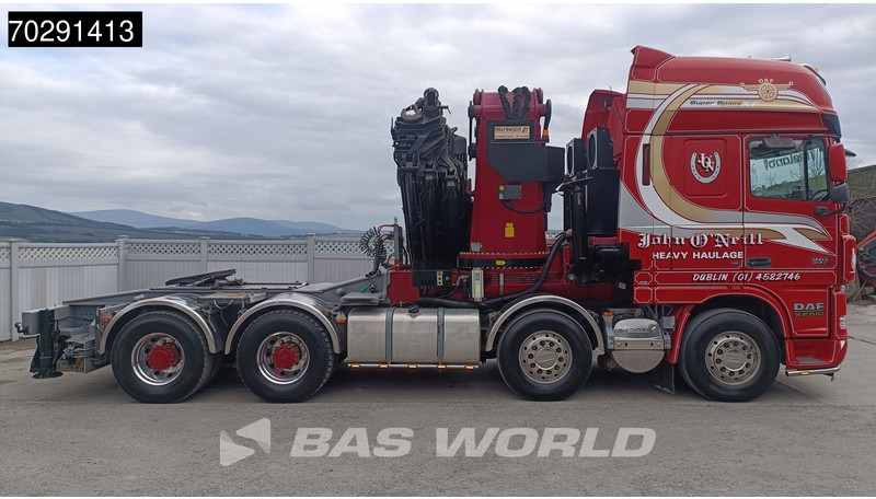 DAF XF105.510 XF 8X4 Palfinger PK150.002 Kran Crane Winch Fifth Wheel Big-Axle Euro 5 - Tegljač: slika 3 DAF XF105.510 XF 8X4 Palfinger PK150.002 Kran Crane Winch Fifth Wheel Big-Axle Euro 5 - Tegljač: slika 3