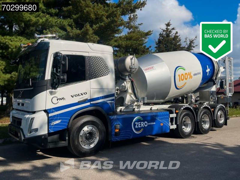 Volvo FMX 670 8X4 100% ELectric 490 kW 10m3 FML Mixer Lift/Steering Axle - Mikser za beton: slika 1 Volvo FMX 670 8X4 100% ELectric 490 kW 10m3 FML Mixer Lift/Steering Axle - Mikser za beton: slika 1