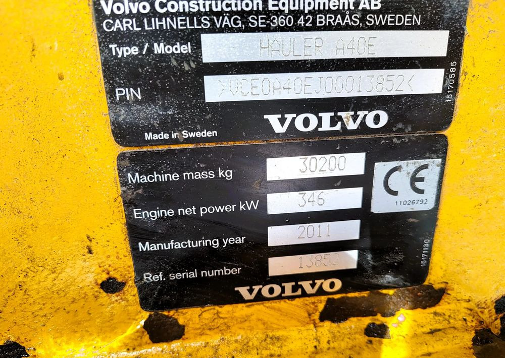 Volvo A40E - Kiper: slika 5 Volvo A40E - Kiper: slika 5