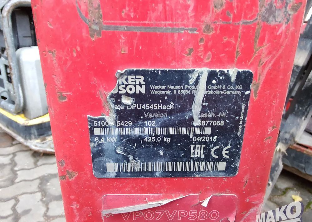 Wacker Neuson DPU4545Hech - Valjak: slika 4 Wacker Neuson DPU4545Hech - Valjak: slika 4