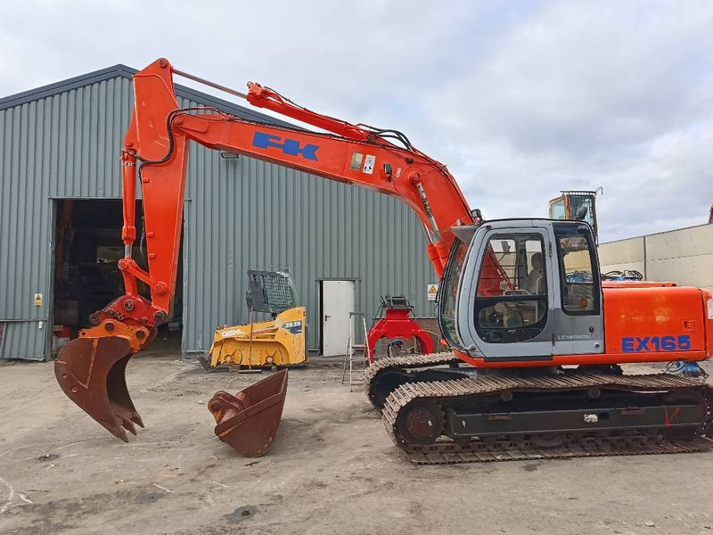 Fiat-Kobelco EX165 hitachi excavator kettenbagger graafmachine - Bager guseničar: slika 1 Fiat-Kobelco EX165 hitachi excavator kettenbagger graafmachine - Bager guseničar: slika 1