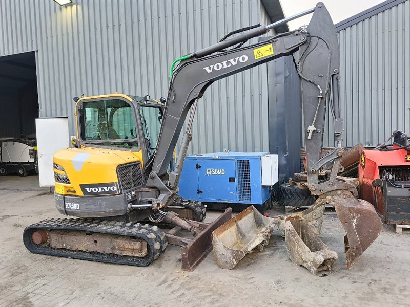 Mini bager Volvo ECR 58 D rups graafmachine tracked excavator bagge: slika 7