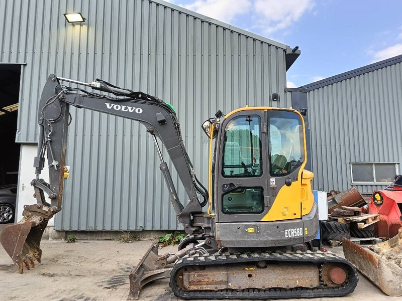 Mini bager Volvo ECR 58 D rups graafmachine tracked excavator bagge: slika 12