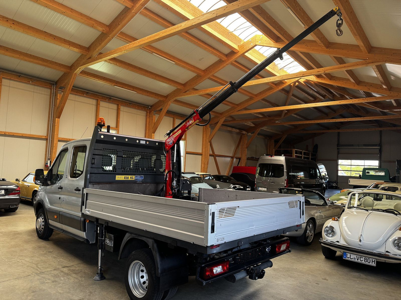 Ford Transit FT 350 DokaTdCI 1.2t Fassi Kran - Dostavno vozilo sa otvorenom sandukom, Dostavno vozilo sa duplom kabinom: slika 2 Ford Transit FT 350 DokaTdCI 1.2t Fassi Kran - Dostavno vozilo sa otvorenom sandukom, Dostavno vozilo sa duplom kabinom: slika 2