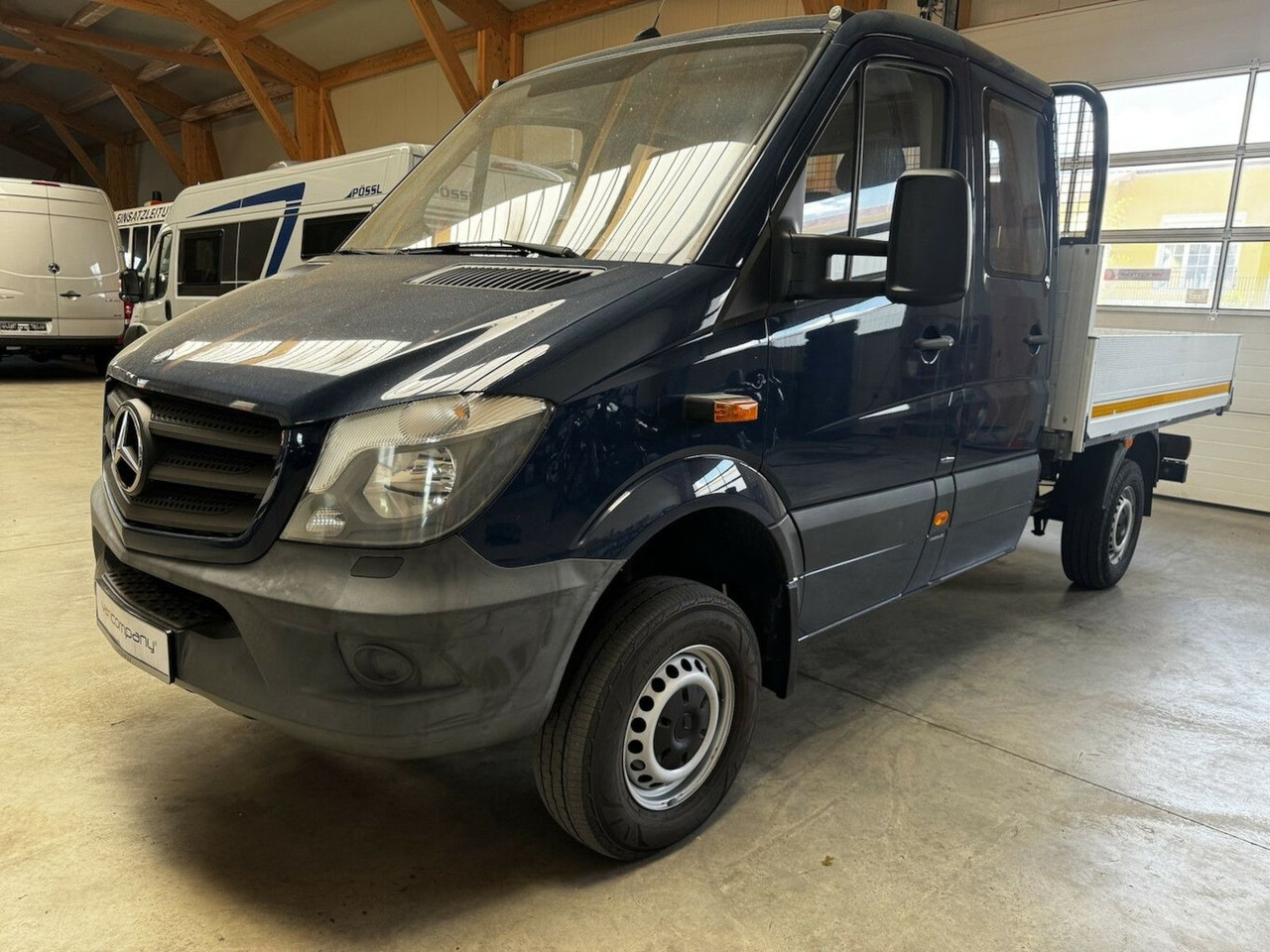 Mercedes-Benz Sprinter 313 CDI Doka 4x4 Allrad AHK 3.5t - Dostavno vozilo sa otvorenom sandukom, Dostavno vozilo sa duplom kabinom: slika 2 Mercedes-Benz Sprinter 313 CDI Doka 4x4 Allrad AHK 3.5t - Dostavno vozilo sa otvorenom sandukom, Dostavno vozilo sa duplom kabinom: slika 2