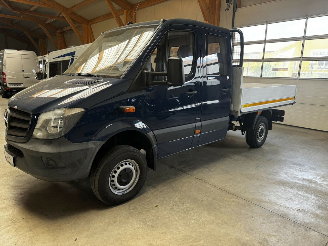 Mercedes-Benz Sprinter 313 CDI Doka 4x4 Allrad AHK 3.5t - Dostavno vozilo sa otvorenom sandukom, Dostavno vozilo sa duplom kabinom: slika 1 Mercedes-Benz Sprinter 313 CDI Doka 4x4 Allrad AHK 3.5t - Dostavno vozilo sa otvorenom sandukom, Dostavno vozilo sa duplom kabinom: slika 1