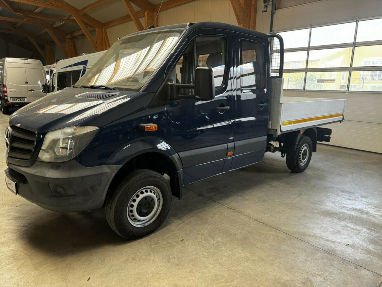 Mercedes-Benz Sprinter 313 CDI Doka 4x4 Autom. AHK 3.5t - Dostavno vozilo sa otvorenom sandukom, Dostavno vozilo sa duplom kabinom: slika 1 Mercedes-Benz Sprinter 313 CDI Doka 4x4 Autom. AHK 3.5t - Dostavno vozilo sa otvorenom sandukom, Dostavno vozilo sa duplom kabinom: slika 1