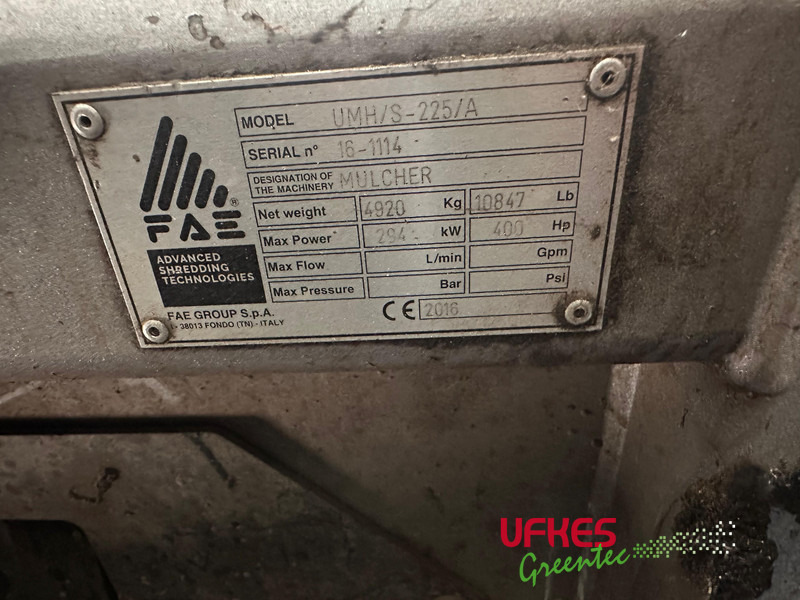 FAE UMH/S-225/A mulcher - Šumarska oprema: slika 4 FAE UMH/S-225/A mulcher - Šumarska oprema: slika 4