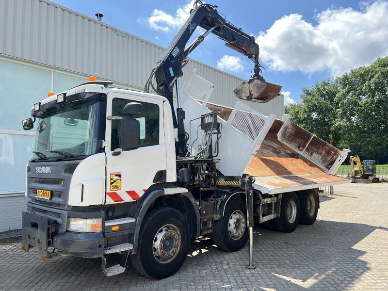 Scania P 400 8X4 KIPPER 2010 + HIAB Crane EURO 5 - Istovarivač, Kamion sa dizalicom: slika 4 Scania P 400 8X4 KIPPER 2010 + HIAB Crane EURO 5 - Istovarivač, Kamion sa dizalicom: slika 4