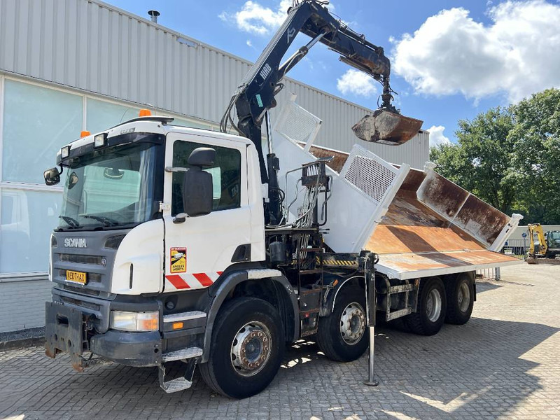 Scania P 400 8X4 KIPPER 2010 + HIAB Crane EURO 5 - Istovarivač, Kamion sa dizalicom: slika 5 Scania P 400 8X4 KIPPER 2010 + HIAB Crane EURO 5 - Istovarivač, Kamion sa dizalicom: slika 5