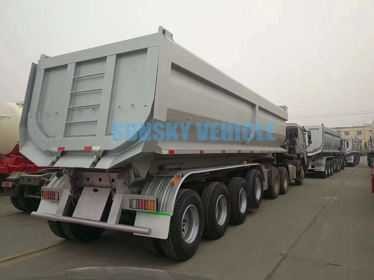 SUNSKY 3/4-Axle Dump Trailer - Poluprikolica istovarivača: slika 5 SUNSKY 3/4-Axle Dump Trailer - Poluprikolica istovarivača: slika 5